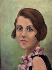 Vintage oil portrait for sale  PORTHMADOG