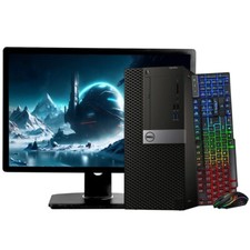 Computador desktop para jogos Dell i5 16GB 2TB HDD+120GB SSD 22 polegadas placa gráfica LCD NVIDIA comprar usado  Enviando para Brazil