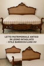 Letto matrimoniale antico usato  Roma