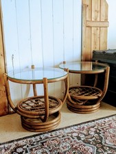 Bamboo wicker glass for sale  Van Buren