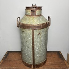 Large galvanised milk for sale  STAFFORD