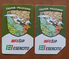 Schede telefoniche esercito usato  Italia