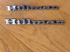 Hillman car badges for sale  COVENTRY