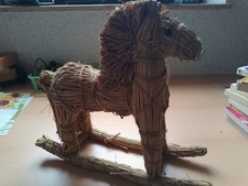 Stroh pferd figur gebraucht kaufen  Menden (Sauerland)