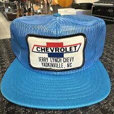 Chapéu de malha vintage NOS 1970’s-80’s Chevrolet publicidade concessionária caminhoneiro azul comprar usado  Enviando para Brazil