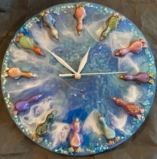 Epoxidharz wanduhr resin gebraucht kaufen  Duisburg