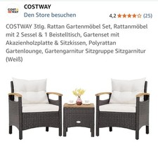 Costway rattanmöbel set gebraucht kaufen  Unna