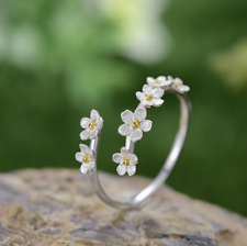 Verstellbarer blumen ring gebraucht kaufen  Halle