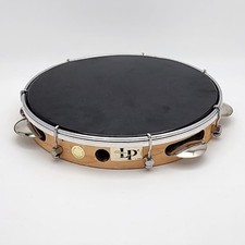 Pandeiro de madeira LP usado com cabeça sintética 10" - Justo, usado comprar usado  Enviando para Brazil