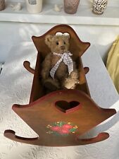 Nostalgische puppenwiege holz gebraucht kaufen  Neu-Isenburg