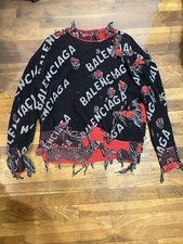 Balenciaga ripped sweater for sale  Southfield
