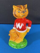 Cofrinho vintage Wisconsin Bucky Badger cerâmica mascote moeda por Banthrico Lt#1 comprar usado  Enviando para Brazil