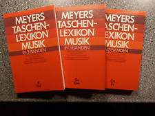 Meyers taschenlexikon musik gebraucht kaufen  Geratskirchen