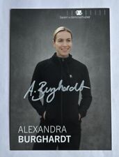 oryginalny znak. Karta z autografem lekkoatletyka sprint Alexandra Burghardt OS 2024 na sprzedaż  Wysyłka do Poland
