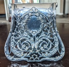 Pinças de espargos antigas Christofle francesas Art Nouveau punho sanduíche c1883 COMO ESTÁ comprar usado  Enviando para Brazil
