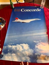 RARO!!! PÔSTER ORIGINAL, AUTÊNTICO, BRITISH AIRWAYS CONCORDE - VINTAGE!!!  comprar usado RARO!!! PÔSTER ORIGINAL, AUTÊNTICO, BRITISH AIRWAYS CONCORDE - VINTAGE!!!  comprar usado  Enviando para Brazil