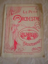 Vintage programme theatre d'occasion  Bais