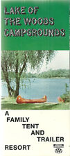 Folheto Lake of the Woods Campgrounds Tenda Trailer Resort Wautoma Wisconsin comprar usado  Enviando para Brazil