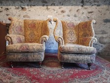 Beautiful wingback armchairs for sale  UK