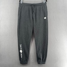 Calça de Moletom Masculina Salty Crew Rolo Lento Bolsos Cinza Logotipo Soletrar comprar usado  Enviando para Brazil
