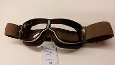 Motorradbrille aviator braun gebraucht kaufen  Lunden