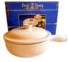 Panela com tampa de alça 1,3 qt. EMILE HENRY Verone Blush Rosa Antigo Grés Francês comprar usado  Enviando para Brazil
