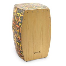 World Rhythm Cajon, bateria de caixa de cajon tamanho completo com superfície de madeira natural comprar usado  Enviando para Brazil