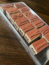 Stampin headline alphabet for sale  Stevensville