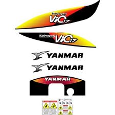 Conjunto de kit de decalques adesivos Yanmar VIO17-5, kit de decalques repro aftermarket comprar usado  Enviando para Brazil