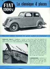 Fiat 1100e french d'occasion  Expédié en Belgium