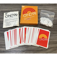 Jogo de cartas e fichas vintage O'NO 99 da UNO 1980 comprar usado  Enviando para Brazil