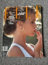 Revista de moda vintage Elle maio 1992 capa Cladia Schiffer , usado comprar usado  Enviando para Brazil