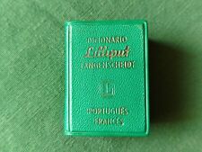 Miniature Book 1963 Langenscheidt LILLIPUT Dictionary Portuguese-French comprar usado  Enviando para Brazil