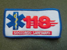 Toppa patch 118 usato  Pistoia
