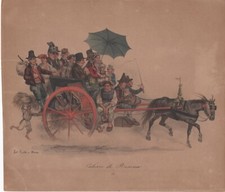Stampa originale acquerellata usato  Sant Agnello