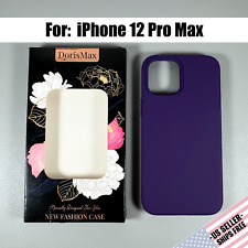 Capa projetada para iPhone 12 PRO MAX: Roxo Escuro | Silicone Líquido | Slim Fit comprar usado  Enviando para Brazil