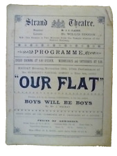 Theatre programme 1894 for sale  LONDON