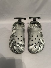 Tamanco Crocs clássico cinza mármore com spoilers (tamanho 9), usado comprar usado  Enviando para Brazil