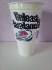 1999 Colorado Avalanche Joe Sakic, Milan Hejduk Taco Bell Souvenir Cup 7" x 4" comprar usado  Enviando para Brazil