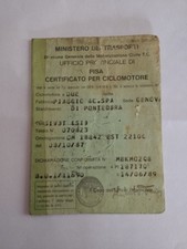 Libretto piaggio vespa usato  San Cipriano Po