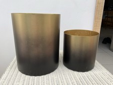 Pair large metal for sale  ROMSEY