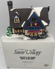 Departamento 56 Original Snow Village "Tienda de Patinaje y Esquí" con Caja De Colección 1994 segunda mano  Embacar hacia Mexico