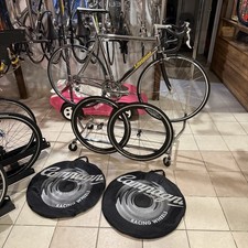 CONJUNTO DE RODAS TUBULARES DE CARBONO CAMPY CAMPAGNOLO BORA DO INÍCIO DOS ANOS 2000 VELOCIDADE 8/9/10 COM PNEUS, usado comprar usado  Enviando para Brazil