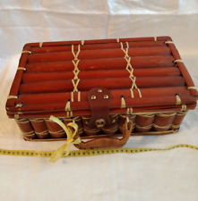 Valisette bambou vintage d'occasion  France