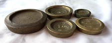 Antique brass scale for sale  PRESTEIGNE