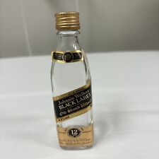 Vintage Mini 50 ml Johnnie Walker Black Label Shot Bottle VAZIO Conjunto de 2 comprar usado  Enviando para Brazil