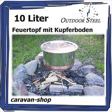Edelstahl feuertopf kupferbode gebraucht kaufen  Pritzerbe