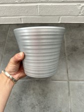 Ribbed silver ceramic for sale  DARTFORD