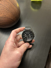 Relógio Armani Exchange com pulseira de couro preto - não funciona comprar usado  Enviando para Brazil