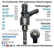 Usado, Injetor de combustível 06E906036P 306E036P para motores Audi VW Porsche 3.0 TFSI TSI V6 comprar usado  Enviando para Brazil